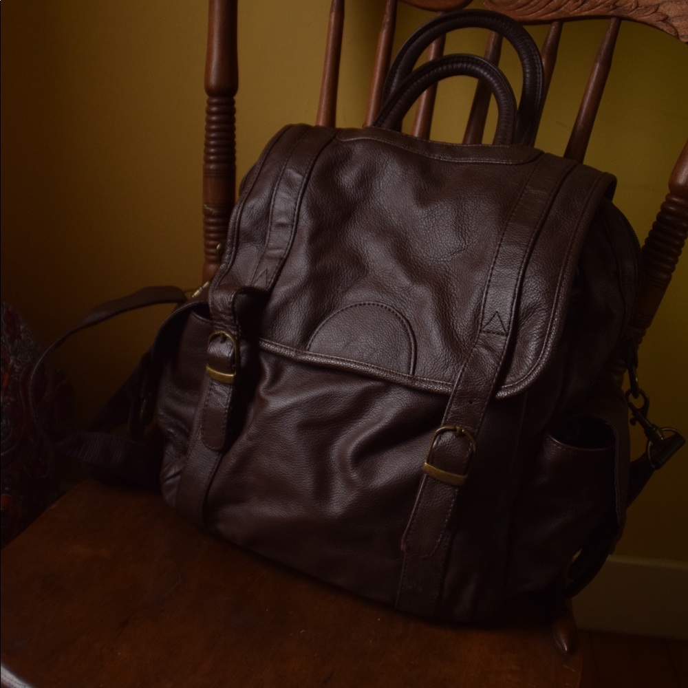Ameri Leather Two Way Backpack